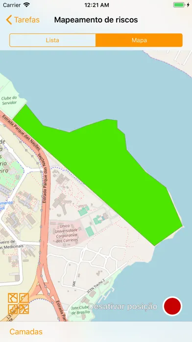Capturas de pantalla de GIS Coletor