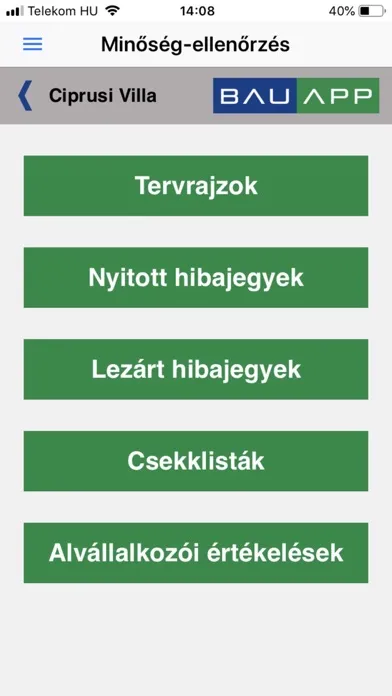 Zrzuty ekranu NB Építés