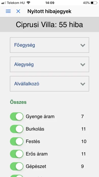 Zrzuty ekranu NB Építés