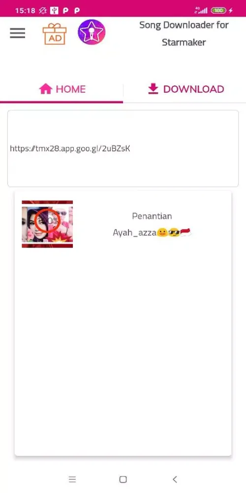 Screenshot di Download song for Starmaker