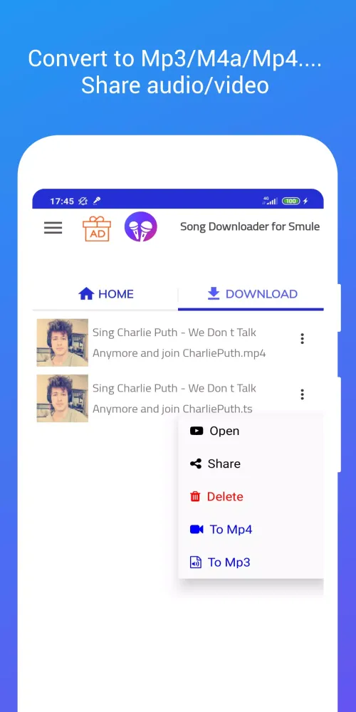 Song downloader for Smule Ekran Görüntüleri
