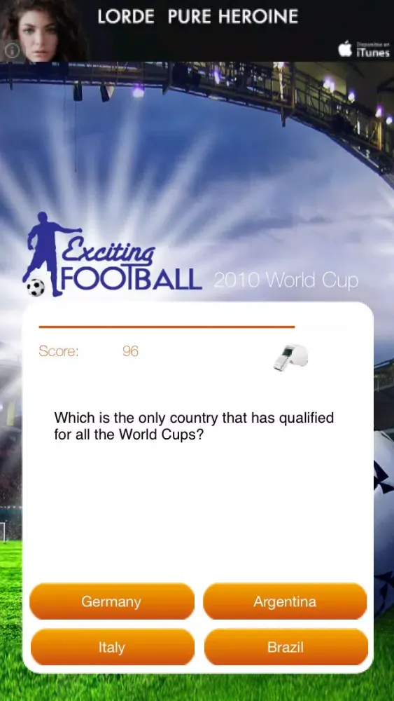 Exciting Football Trivia Screenshots