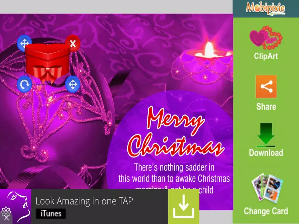 Tangkapan layar Christmas eCards & Greetings iPad 