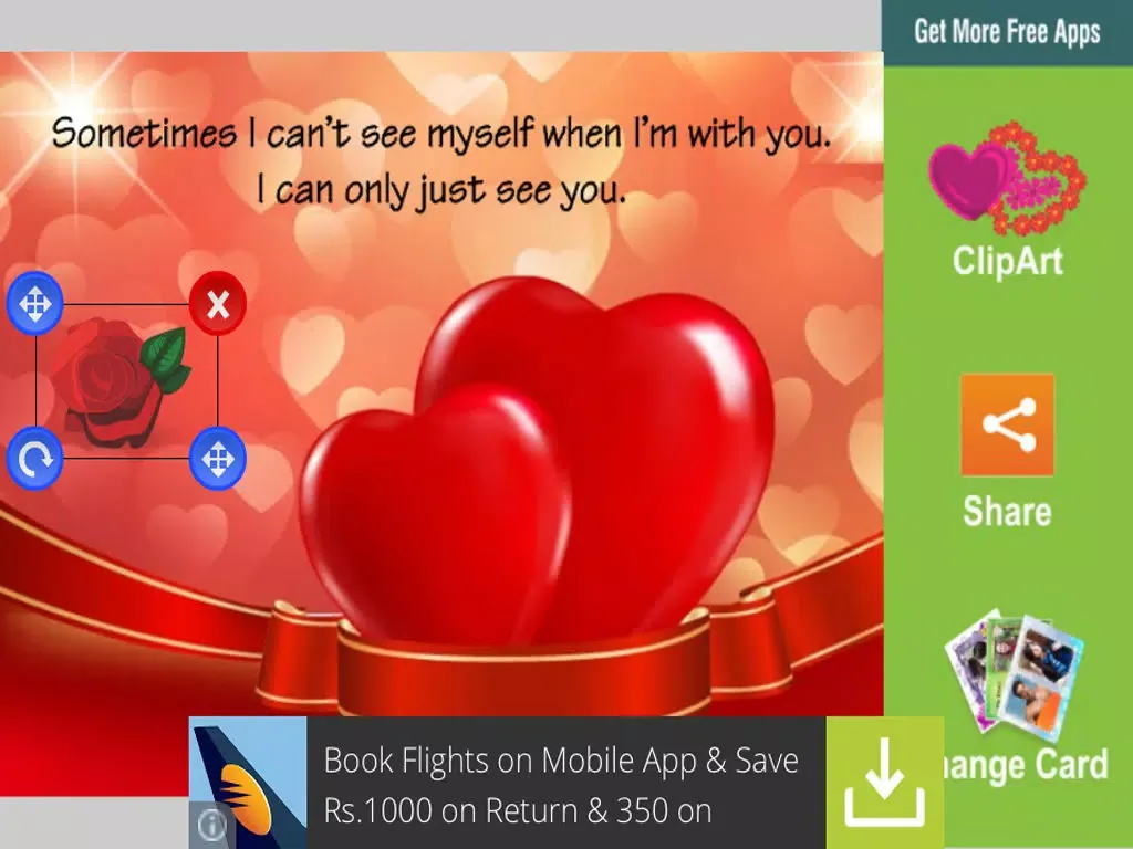 Love Message ecards & Greetings iPad  Screenshots