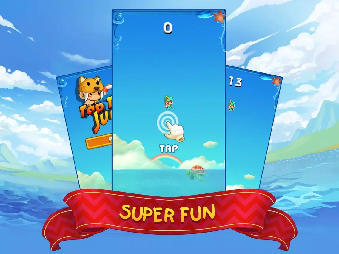 تصاویر Tap Tap Jump: Turtle Island iPad 