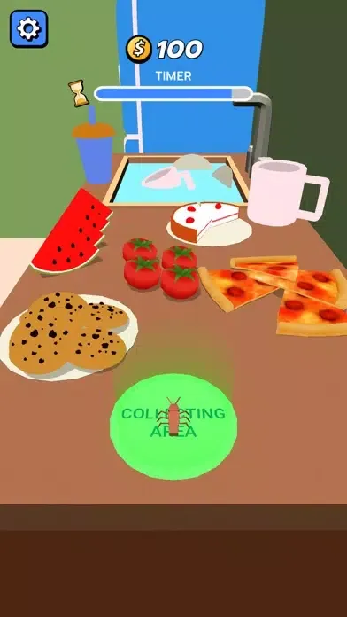 Tangkapan skrin Crazy bugs steal your food