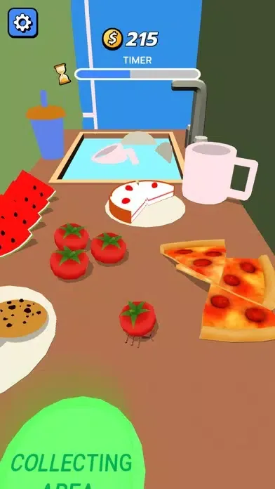 Tangkapan skrin Crazy bugs steal your food
