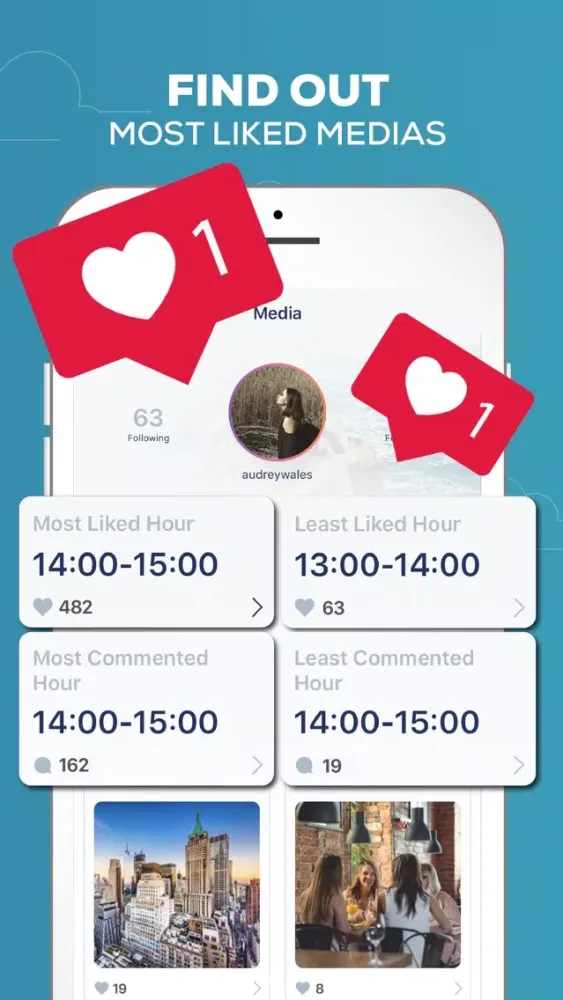 Followers Track, for Instagram Screenshots