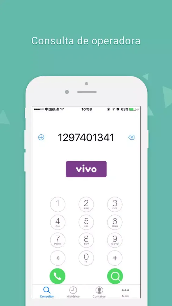 Capturas de pantalla de mobobox- Consultar Operadora e incluir nono dígito