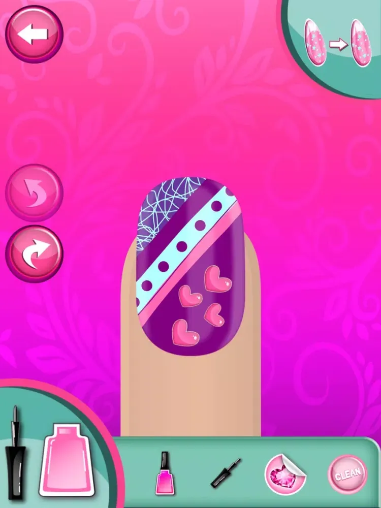 Nail Makeover Girls Game: Virtual beauty salon - Nail polish decoration game iPad Screenshots