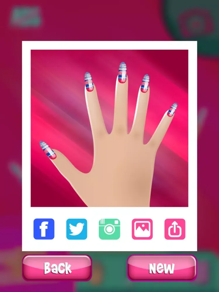 Nail Makeover Girls Game: Virtual beauty salon - Nail polish decoration game iPad Screenshots