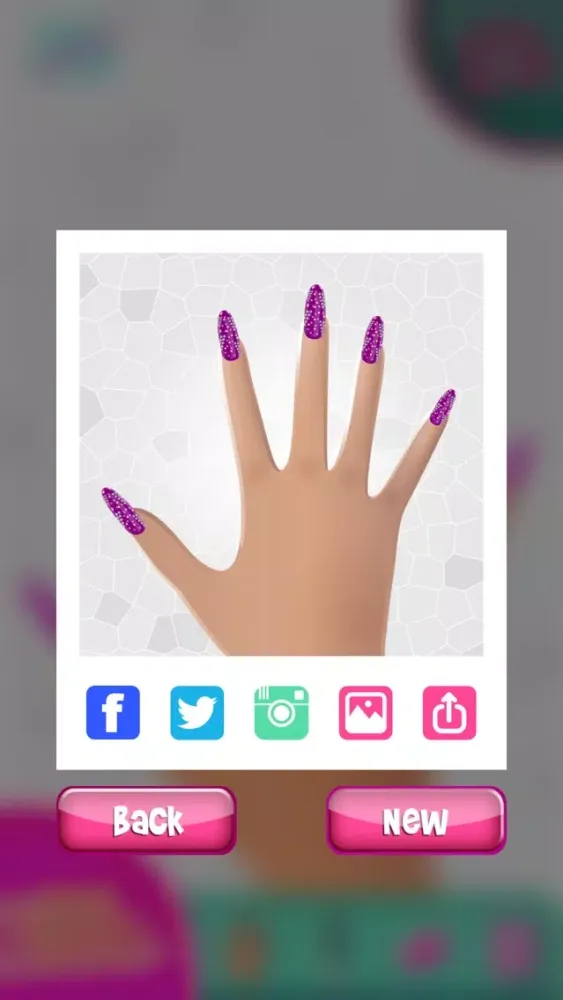Nail Makeover Girls Game: Virtual beauty salon - Nail polish decoration game Screenshots