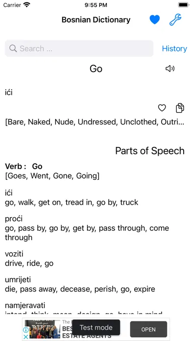 Smart Bosnian Dictionary Ekran Görüntüleri