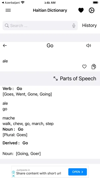 Captures d'écran de Smart Haitian Dictionary