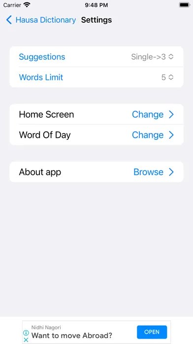 Smart Hausa Dictionary Screenshots