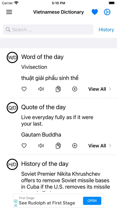 Smart Vietnamese Dictionary Screenshots
