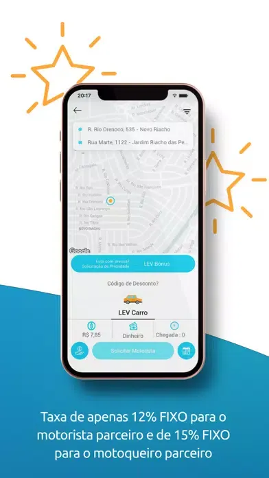Screenshot di LEV Motorista