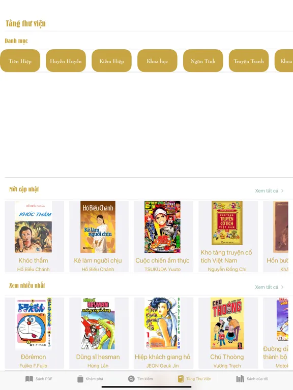 Ảnh chụp màn hình của Thư Viện PDF - Đọc Sách iPad 