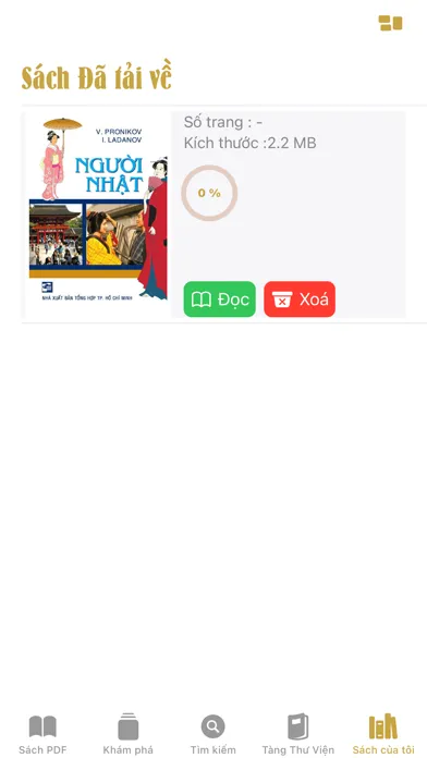 Ảnh chụp màn hình của Thư Viện PDF - Đọc Sách
