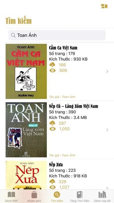 Ảnh chụp màn hình của Thư Viện PDF - Đọc Sách