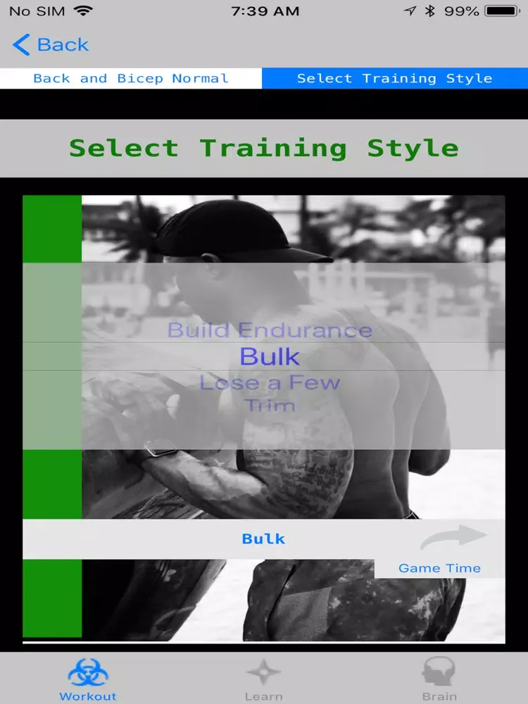 BSU Workouts iPad Screenshots