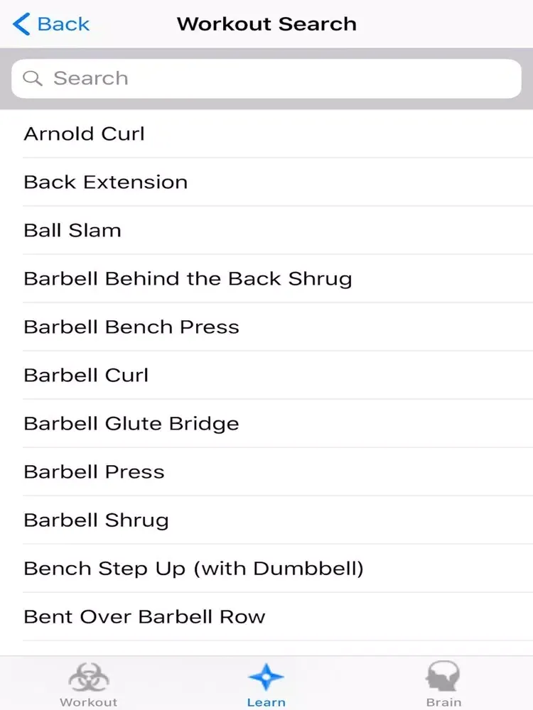 BSU Workouts iPad Screenshots
