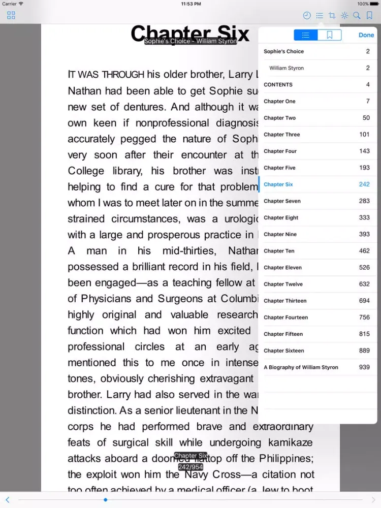 Modern Library Top 100 Novels iPad  Screenshots