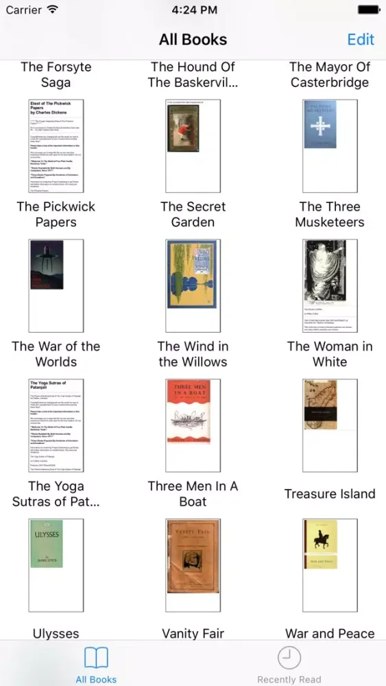 Modern Library Top 100 Novels Screenshots