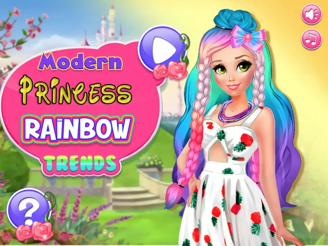 Zrzuty ekranu Modern Princess Rainbow Trends iPad 