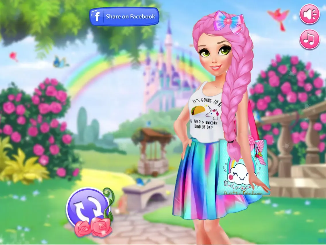 Zrzuty ekranu Modern Princess Rainbow Trends iPad 