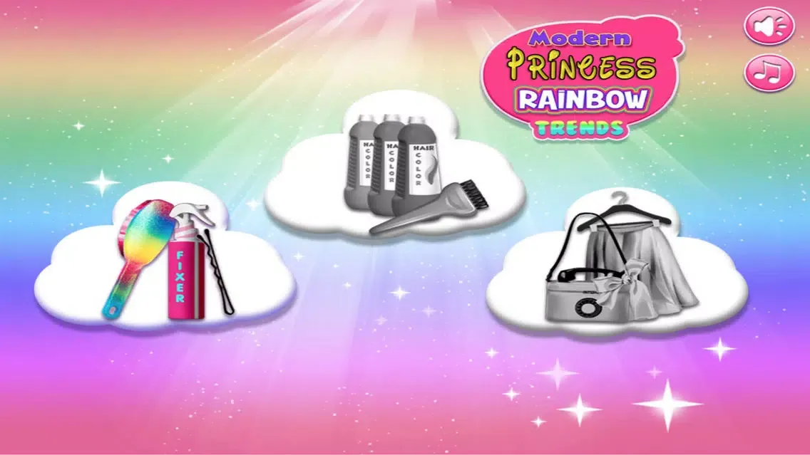 Zrzuty ekranu Modern Princess Rainbow Trends