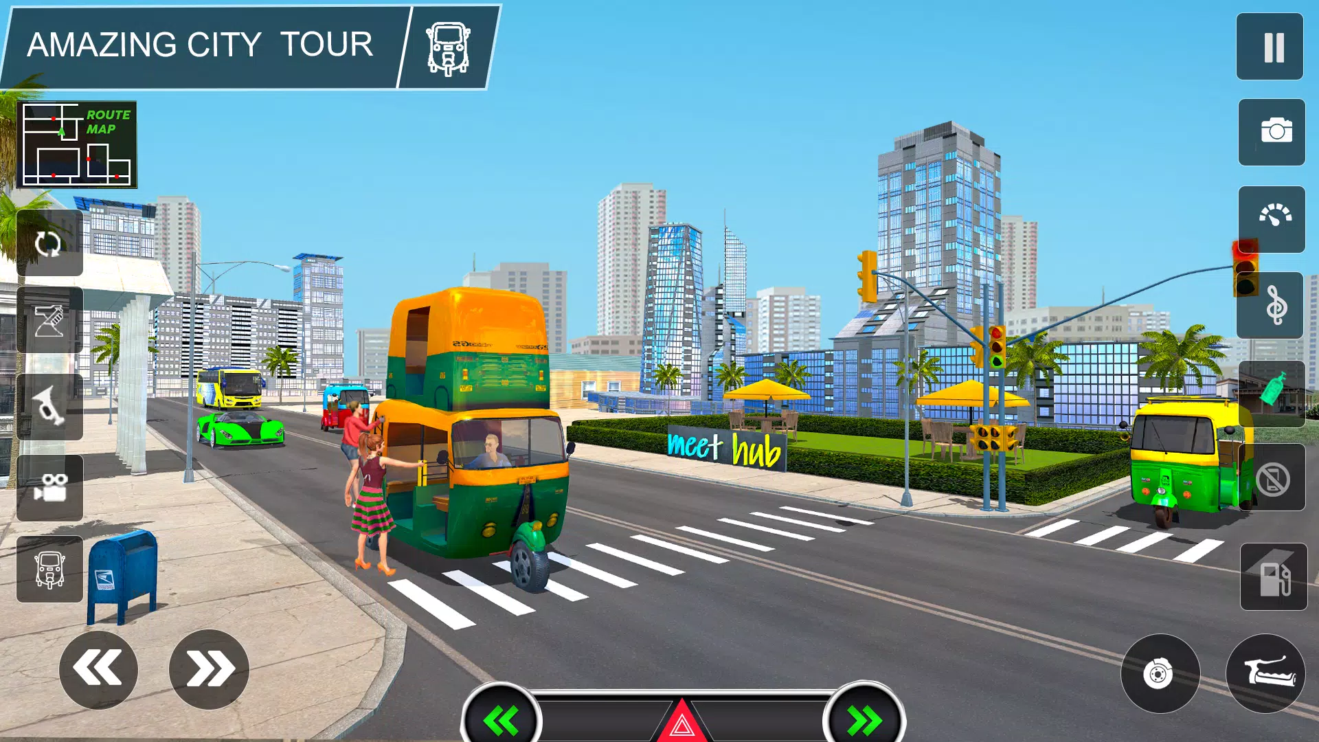 Tuk Tuk Auto Rickshaw Game 3d Screenshots