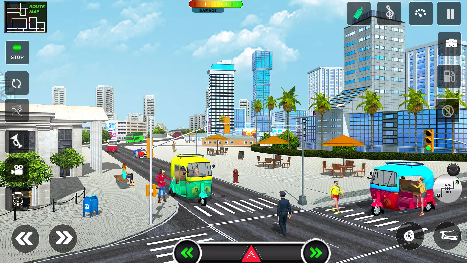 Tuk Tuk Auto Rickshaw Game 3d Screenshots