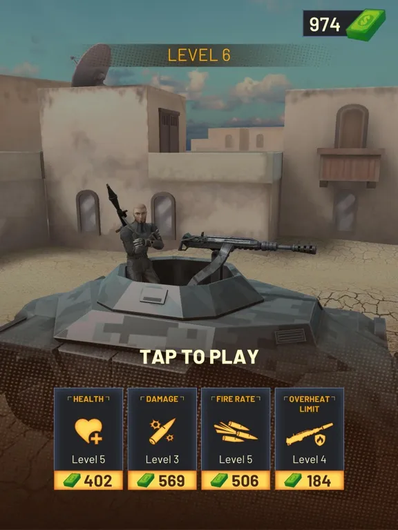 Capturas de tela do Modern War: Vehicle Shooter iPad 