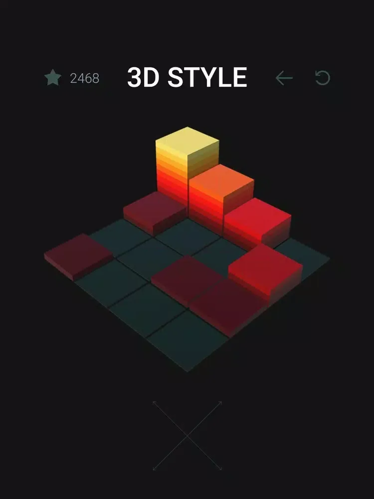 تصاویر 2048 & 4096 - 3D Puzzle Games iPad 