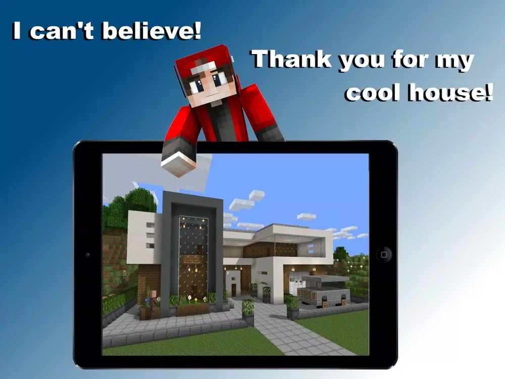 Modern Houses for Minecraft iPad  Screenshots