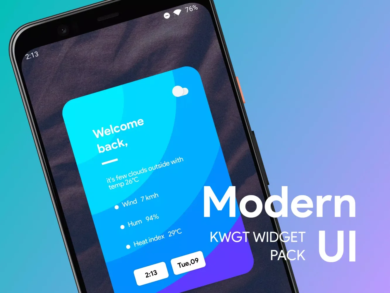 Modern UI for KWGT應用截圖