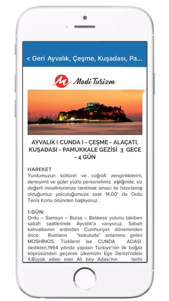 Screenshot di Modi Turizm