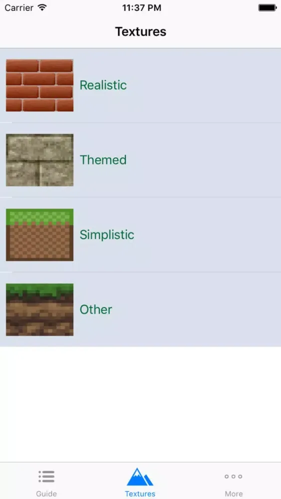 Zrzuty ekranu CraftGuide - Mobs and Textures Guide for Minecraft