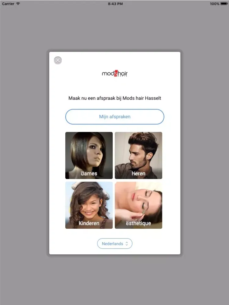 ภาพหน้าจอของ Mod's Hair Hasselt iPad 