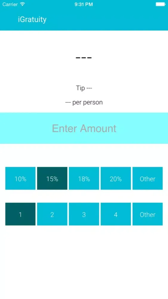 iGratuity - Tip Calculator应用截图