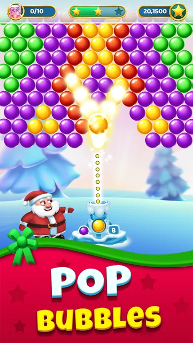 Screenshot di Christmas Games - Bubble Pop