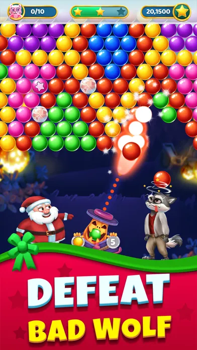 Screenshot di Christmas Games - Bubble Pop