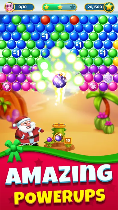 Screenshot di Christmas Games - Bubble Pop