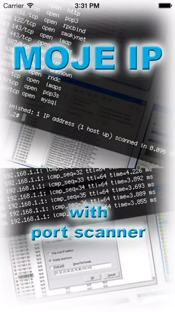 Moje IP with port scanner应用截图