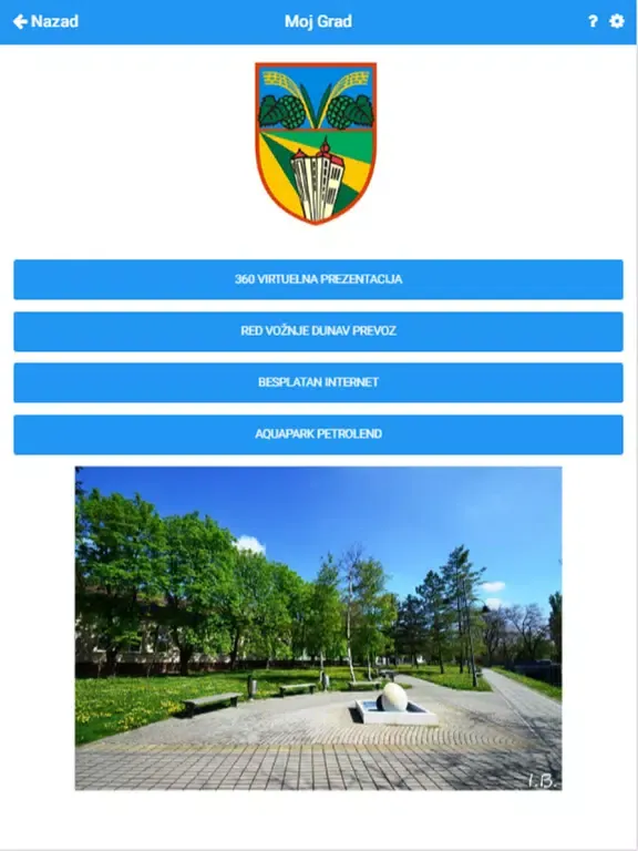 Moj Grad - Grad na dlanu iPad 應用截圖