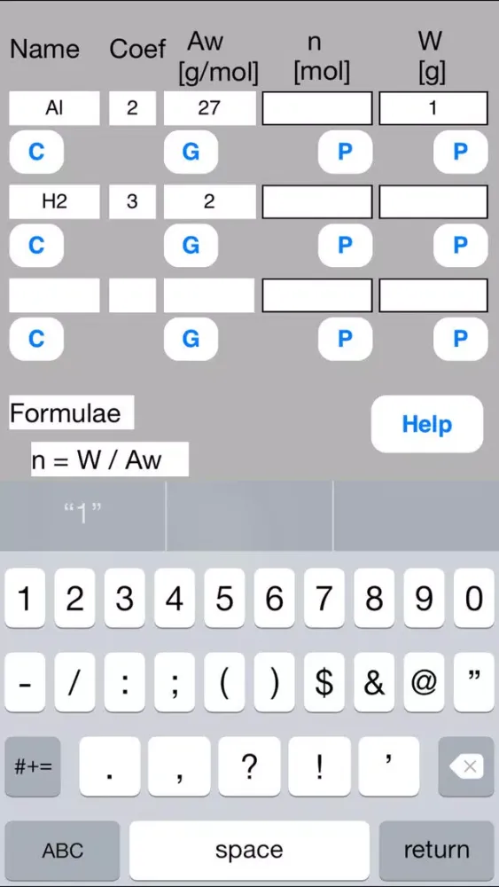 Mol Calculator mini Screenshots