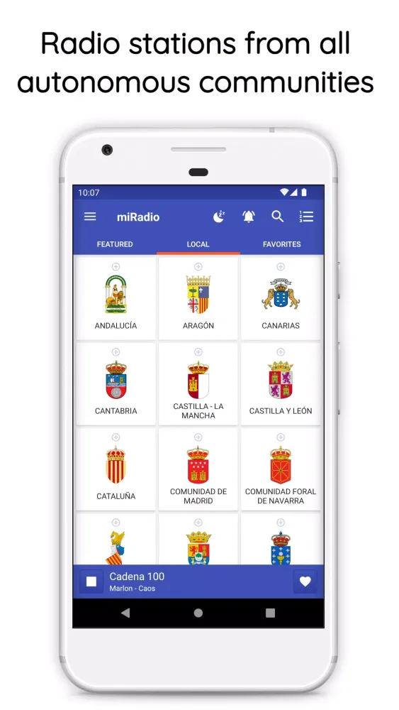 miRadio Screenshots