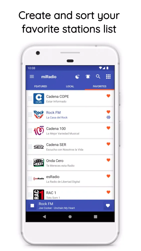 miRadio Screenshots