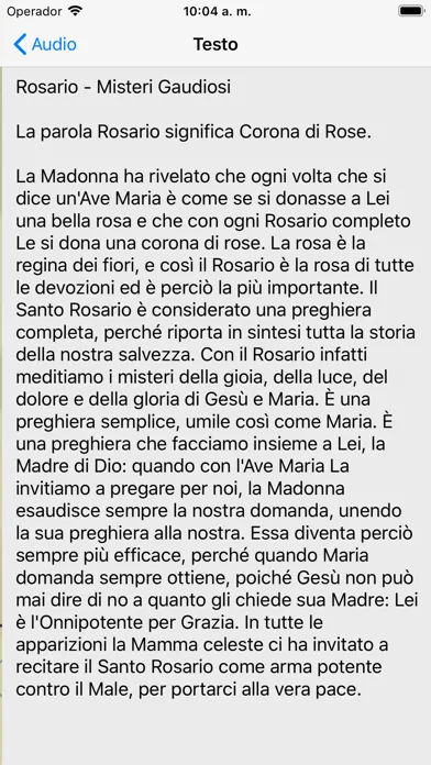 تصاویر Rosario italiano audio offline